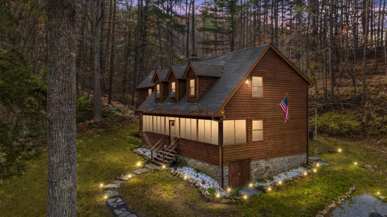 Sleepy Hollow 5Br Cabin - National Park 7 Min, Hot Tub, Fire Pit, Sleeps 12 Luray Exteriör bild