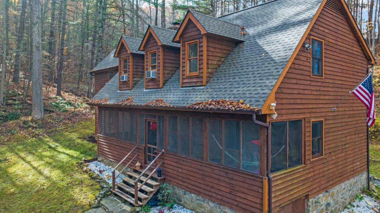 Sleepy Hollow 5Br Cabin - National Park 7 Min, Hot Tub, Fire Pit, Sleeps 12 Luray Exteriör bild